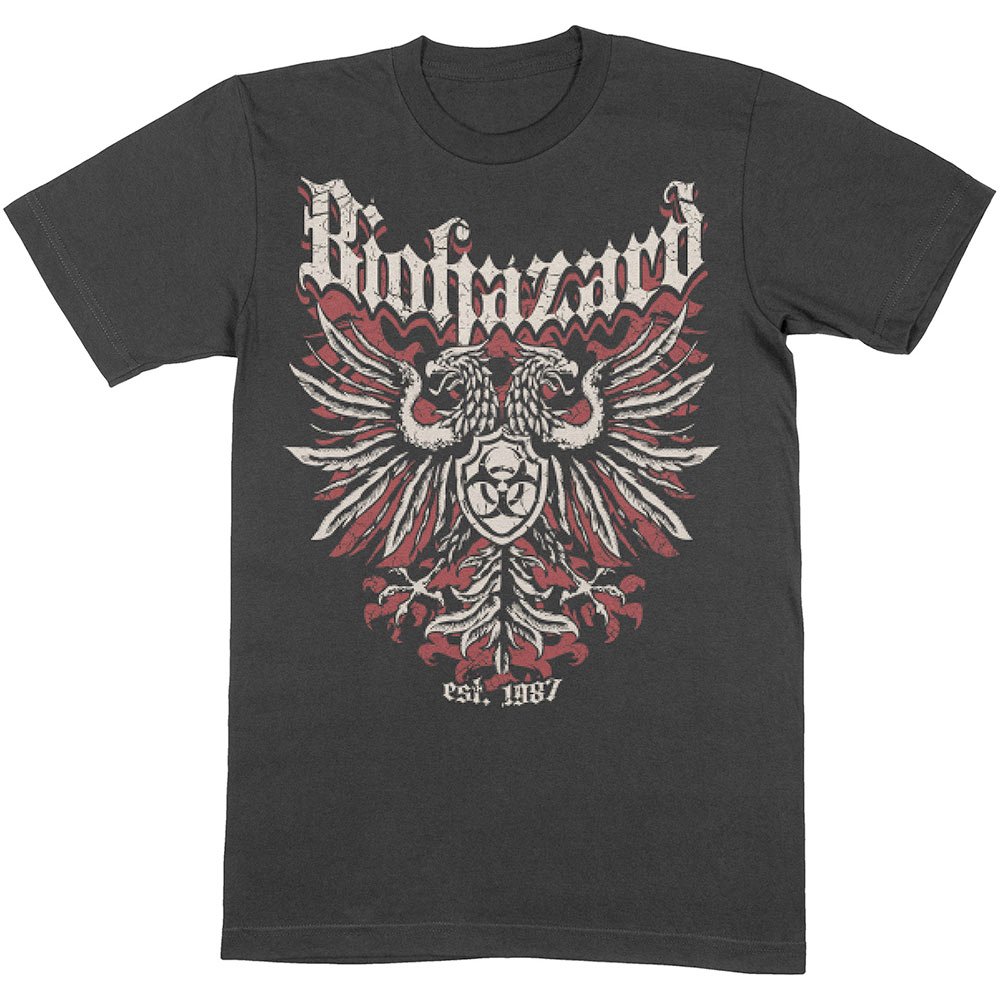 Biohazard - Crest Tshirt Homme - Noir